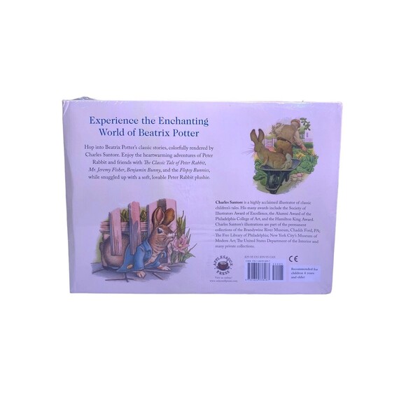 Peter Rabbit Gift Set Beatrix Potter - 4 Classic Board Books + Plush, NIB NEW - Picture 5 of 8